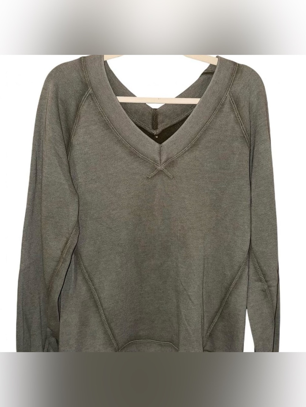 Aerie V-Neck Pullover Sweatshirt